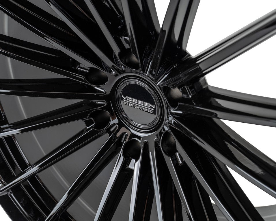 24" Vossen HFX4 Gloss Black 24x10 Concave Wheels Rims Fits Ford F150 2015-2020