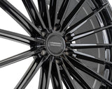 20" Vossen HFX4 Gloss Black 20x9.5 Concave Wheels Rims Fits GMC Yukon Denali