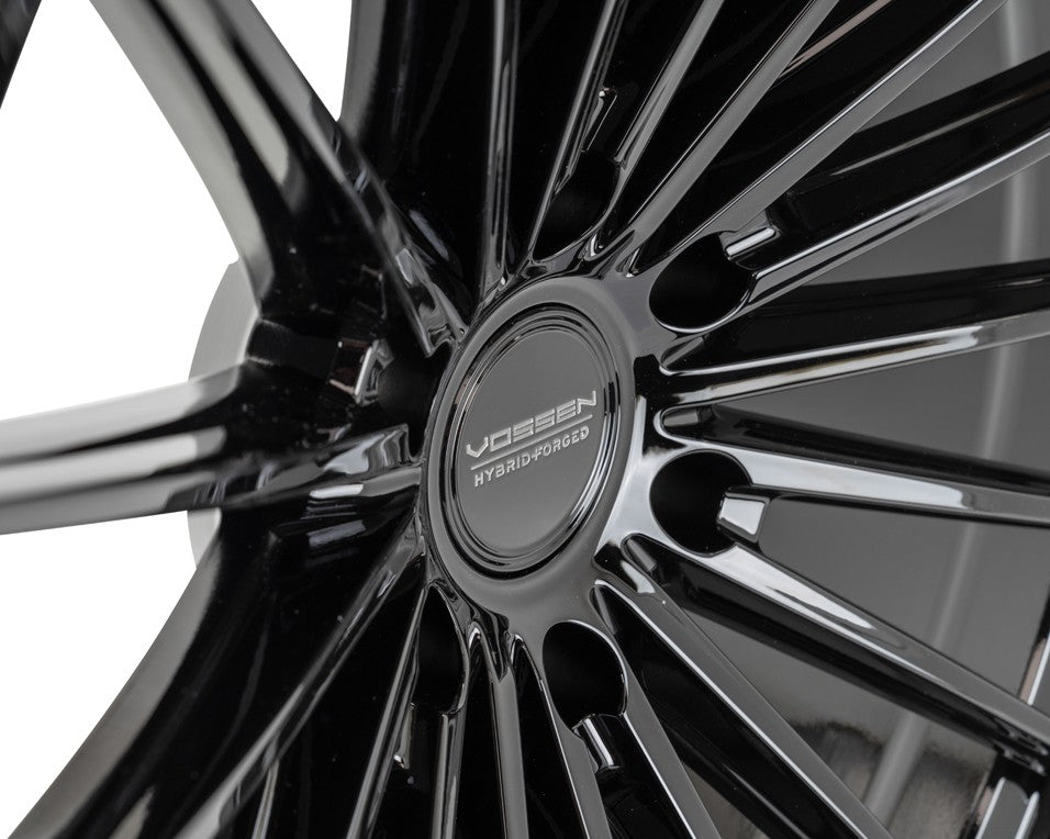 20" Vossen HFX4 Gloss Black 20x9.5 Concave Wheels Rims Fits Chevrolet Suburban