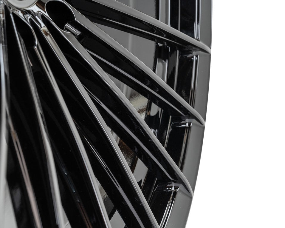 17" Vossen HFX4 Gloss Black 17x9 Concave Wheels Rims Fits Ford F150 2015-2020