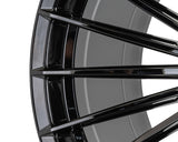 22" Vossen HFX4 Gloss Black 22x12 Concave Wheels Rims Fits Ford F150 2021 and Up