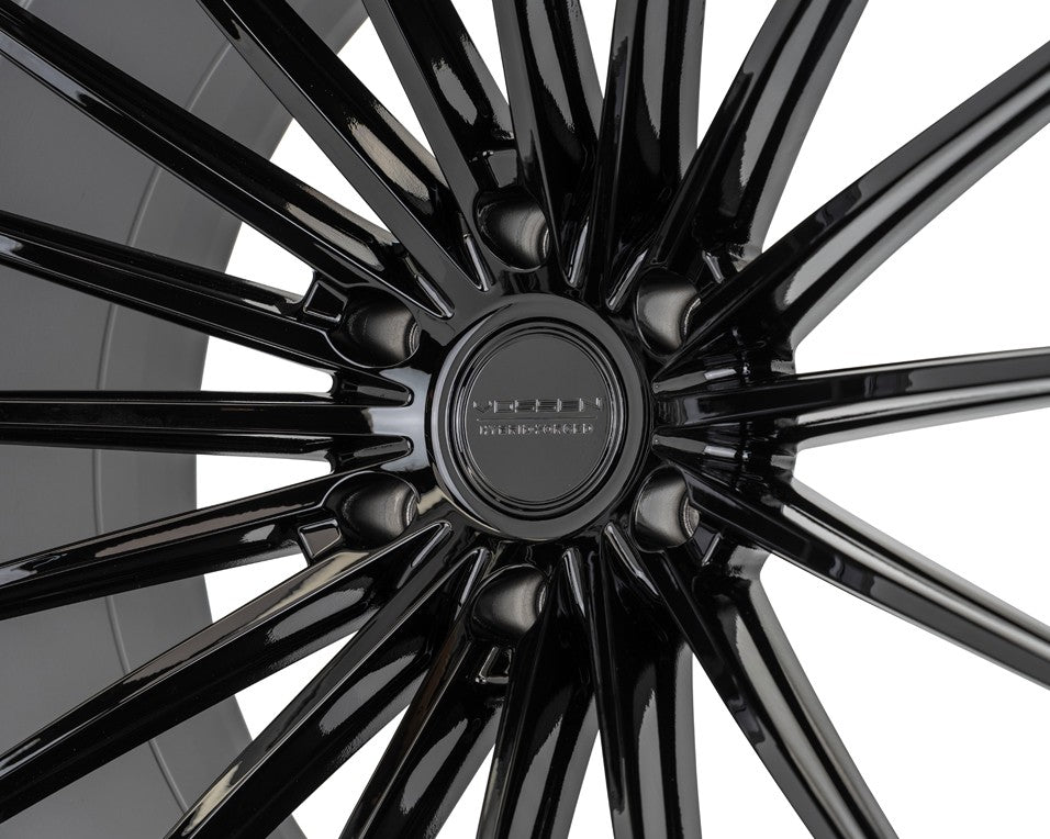 22" Vossen HFX4 Gloss Black 22x12 Concave Wheels Rims Fits Ford Bronco Raptor