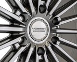 22" Vossen HFX4 Gloss Gunmetal 22x9.5 Concave Wheels Rims Fits GMC Yukon Denali