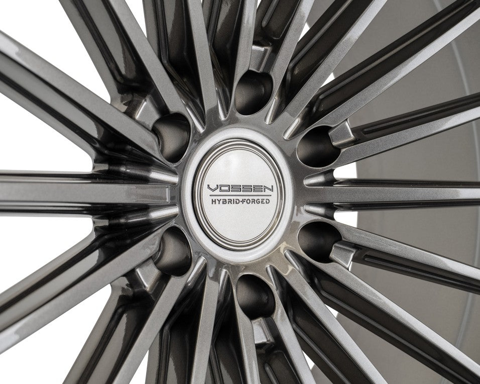 17" Vossen HFX4 Gloss Gunmetal 17x9 Concave Wheels Rims Fits Lexus GX550