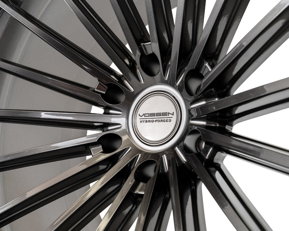 22" Vossen HFX4 Gloss Gunmetal 22x12 Concave Wheels Fits Ford F150 2021 and Up
