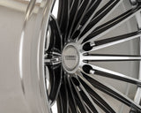 22" Vossen HFX4 Gloss Gunmetal 22x12 Concave Wheels Rims Fits RAM 1500 TRX