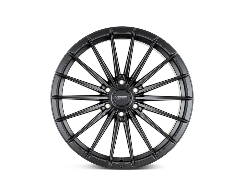 22" Vossen HFX4 Satin Black 22x9.5 Concave Wheels Rims Fits Ford Bronco