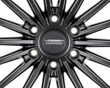 22" Vossen HFX4 Satin Black 22x9.5 Concave Wheels Fits Chevrolet Silverado 1500