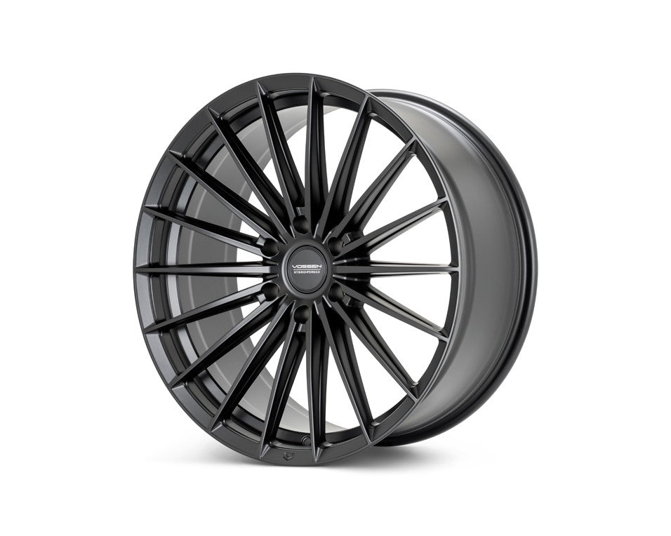 22" Vossen HFX4 Satin Black 22x9.5 Concave Wheels Rims Fits Cadillac Escalade