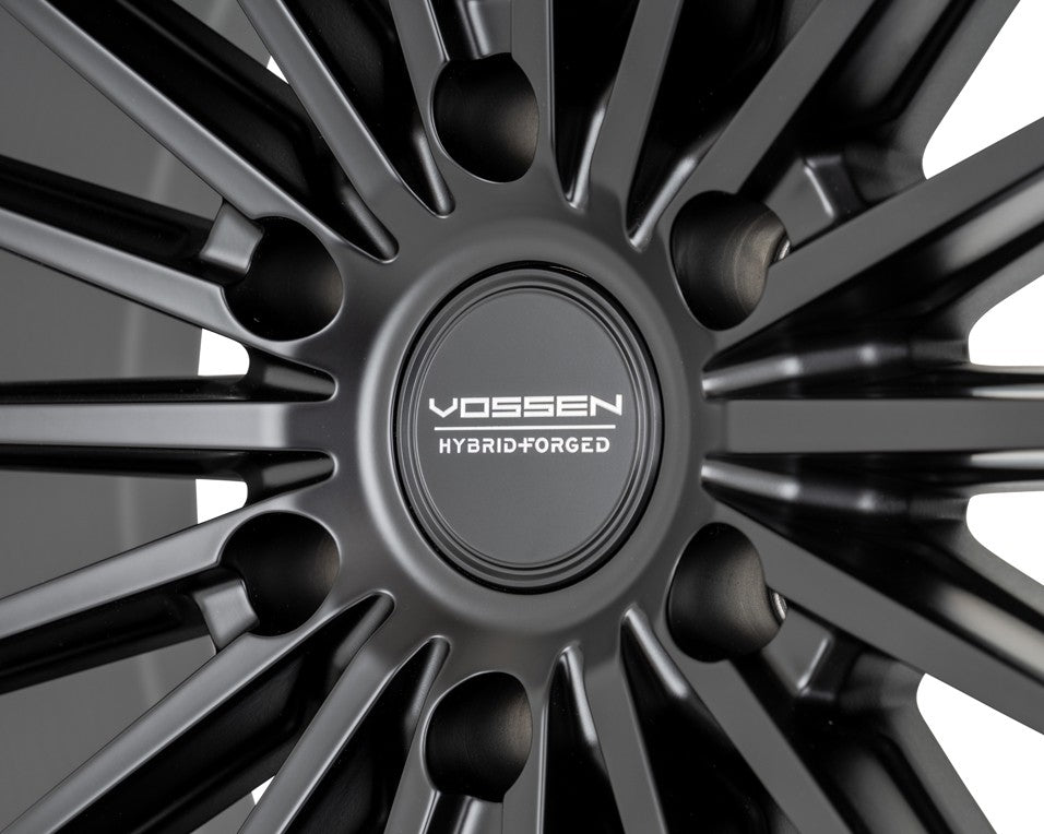 20" Vossen HFX4 Satin Black 20x9.5 Concave Wheels Rims Fits Lincoln Navigator