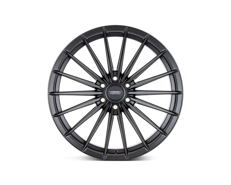 17" Vossen HFX4 Satin Black 17x9 Concave Wheels Rims Fits Lexus GX470