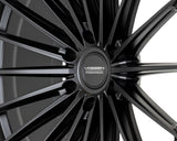 17" Vossen HFX4 Satin Black 17x9 Concave Wheels Rims Fits Lexus GX550