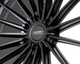 17" Vossen HFX4 Satin Black 17x9 Concave Wheels Rims Fits Lexus GX460
