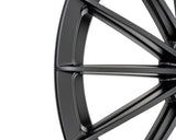 17" Vossen HFX4 Satin Black 17x9 Concave Wheels Rims Fits Ford F150 2015-2020