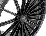 18" Vossen HFX4 Satin Black 18x9 Concave Wheels Rims Fits Lexus GX460