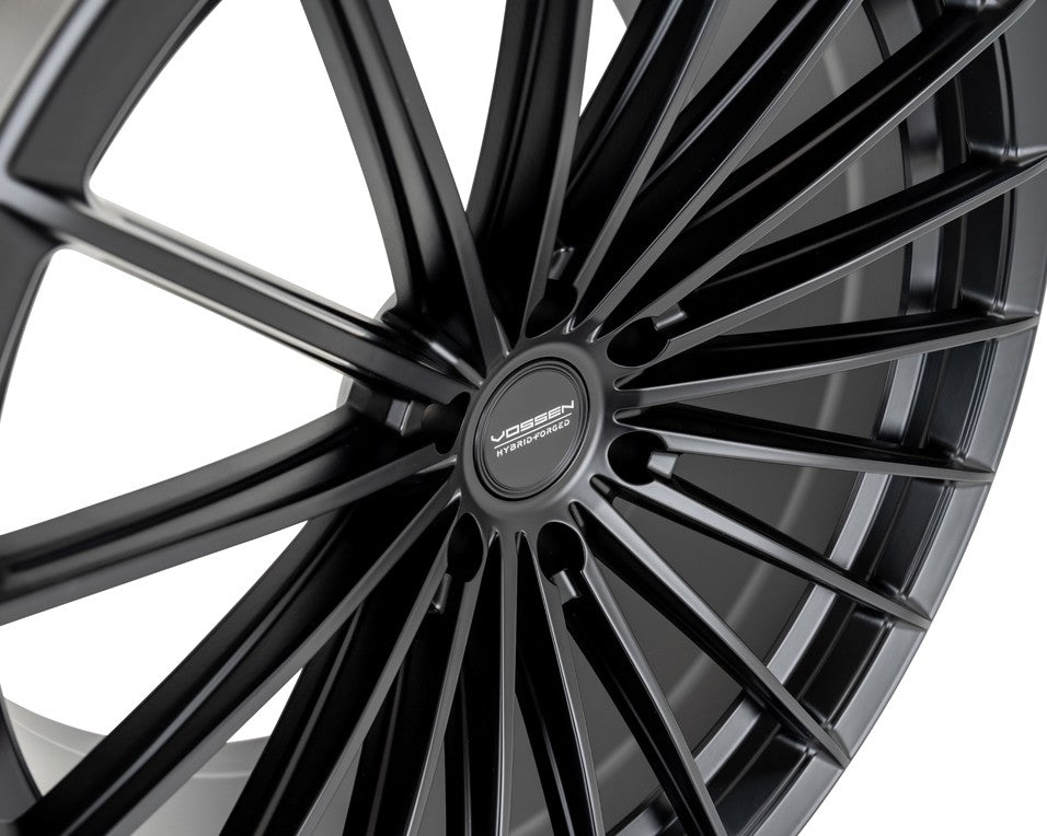 18" Vossen HFX4 Satin Black 18x9 Concave Wheels Rims Fits Lexus GX550