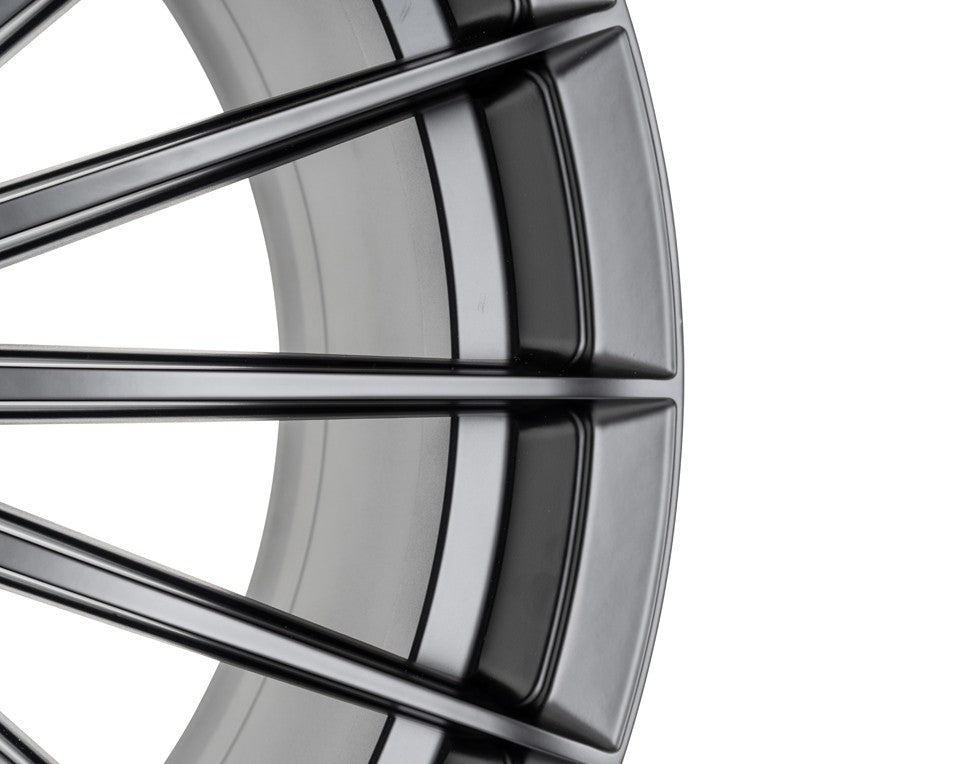 22" Vossen HFX4 Satin Black 22x12 Concave Wheels Rims Fits Ford F150 2015-2020
