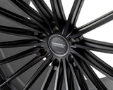 22" Vossen HFX4 Satin Black 22x12 Concave Wheels Rims Fits Ford F150 2015-2020