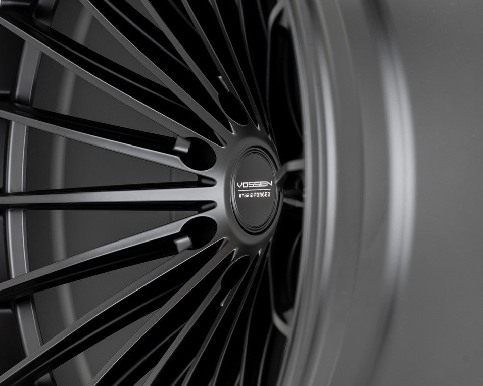 22" Vossen HFX4 Satin Black 22x12 Concave Wheels Rims Fits Ford F150 2015-2020