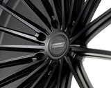 22" Vossen HFX4 Satin Black 22x12 Concave Wheels Rims Fits RAM 1500 TRX
