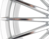 20" Vossen HFX4 Silver Polished 20x9.5 Wheels Fits Chevrolet Silverado 1500