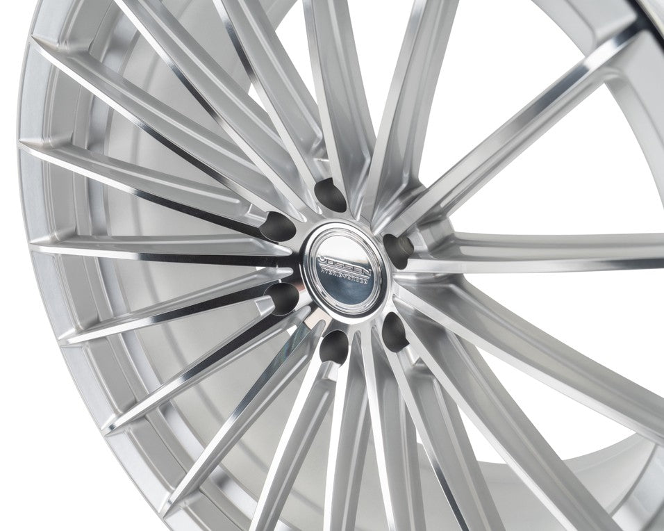 17" Vossen HFX4 Silver Polished 17x9 Concave Wheels Rims Fits Lexus GX470
