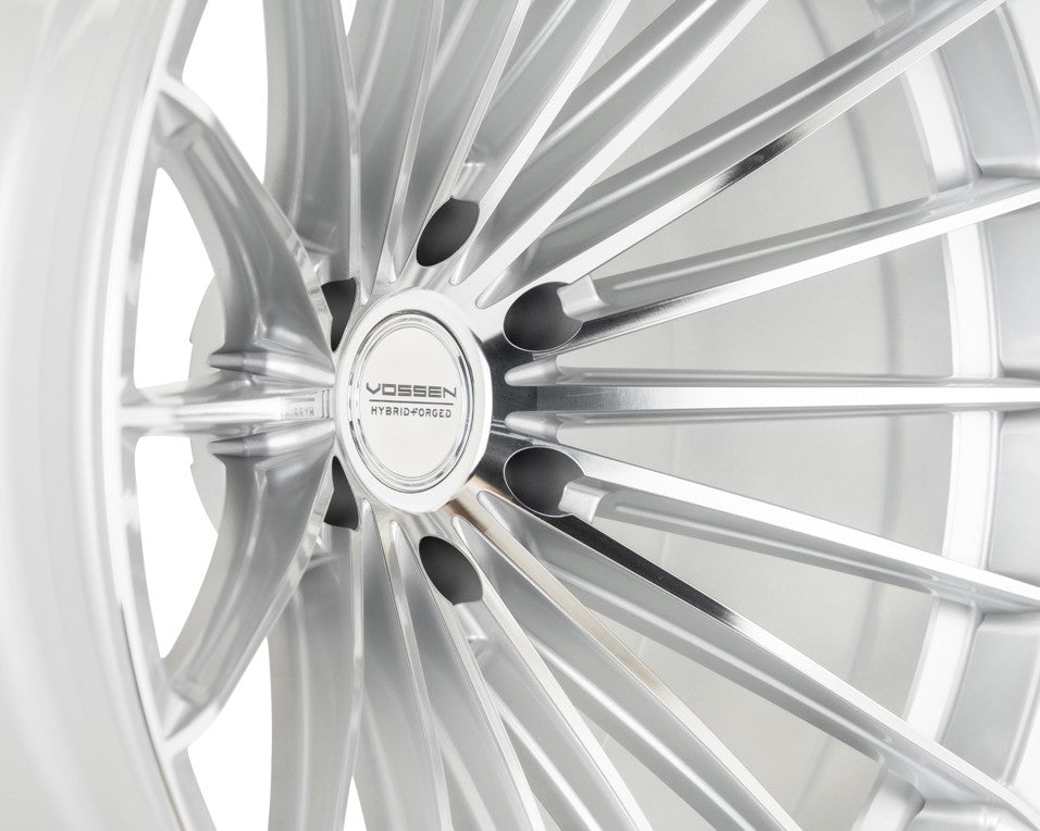 22" Vossen HFX4 Silver Polished 22x12 Concave Wheels Fits Ford F150 2021 and Up