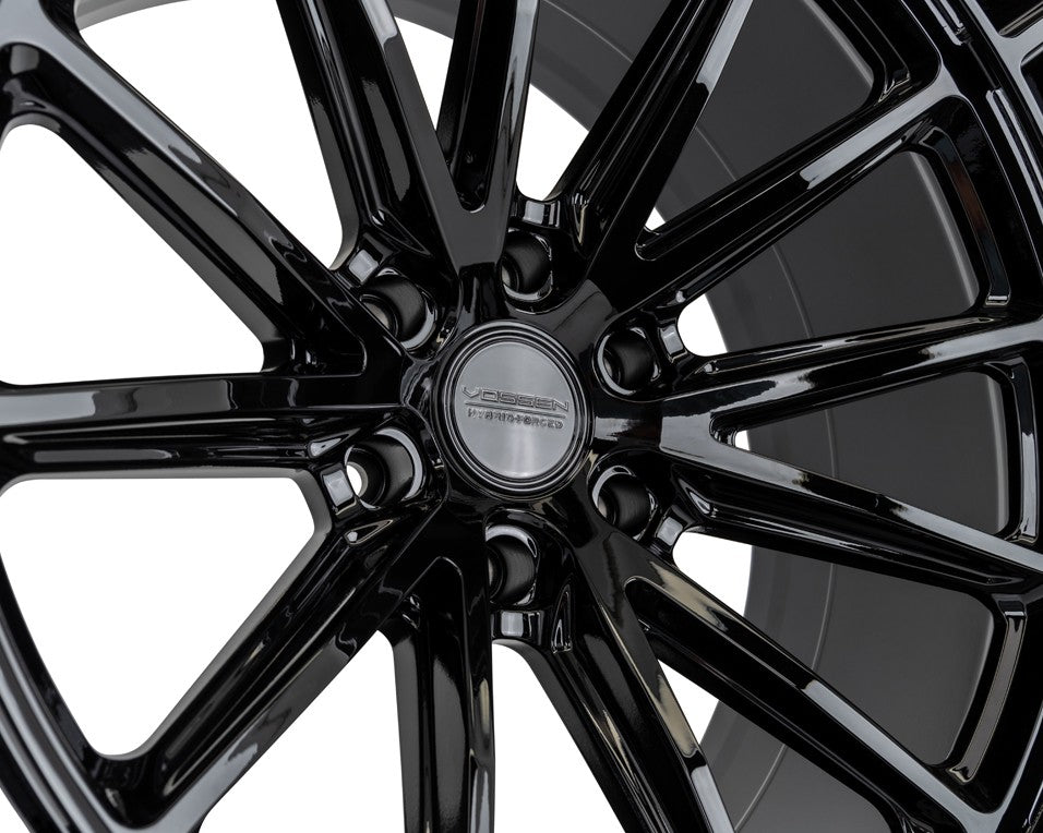 22" Vossen HFX5 Gloss Black 22x12 Concave Wheels Rims Fits Ford F150 2015-2020