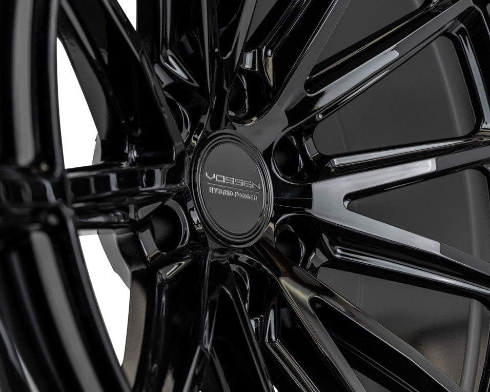 22" Vossen HFX5 Gloss Black 22x12 Concave Wheels Rims Fits Ford F150 2021 and Up