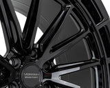 22" Vossen HFX5 Gloss Black 22x12 Concave Wheels Rims Fits RAM 1500 TRX