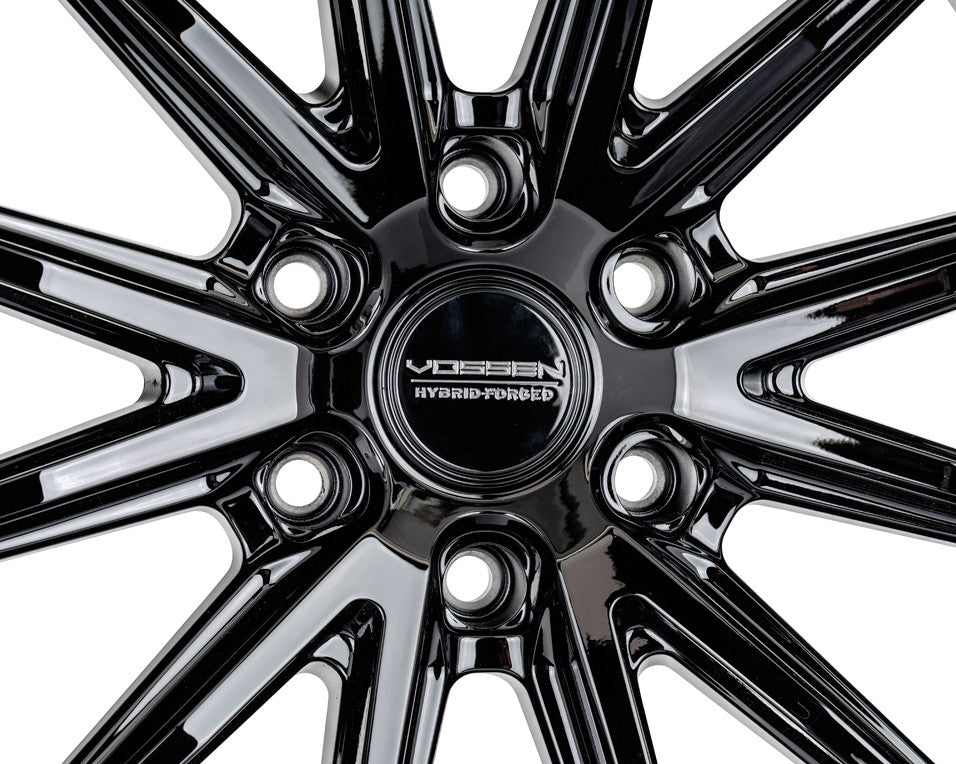 22" Vossen HFX5 Gloss Black 22x9.5 Concave Wheels Rims Fits RAM 1500