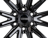 22" Vossen HFX5 Gloss Black 22x9.5 Concave Wheels Rims Fits GMC Yukon Denali