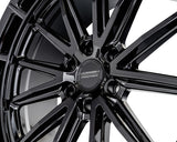 24" Vossen HFX5 Gloss Black 24x10 Concave Wheels Rims Fits GMC Sierra
