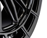 20" Vossen HFX5 Gloss Black 20x9.5 Concave Wheels Rims Fits Chevrolet Tahoe