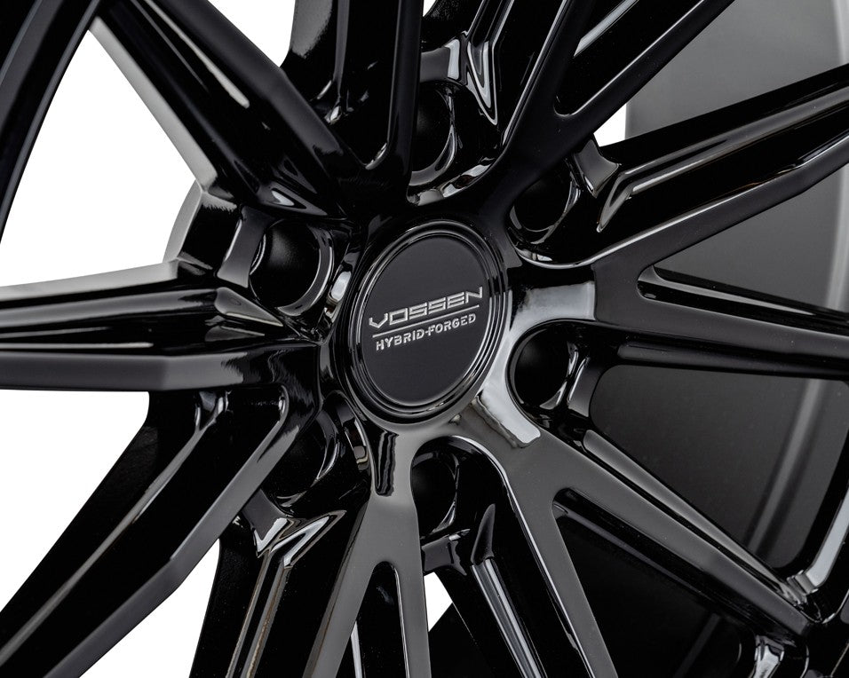 22" Vossen HFX5 Gloss Black 22x9.5 Concave Wheels Rims Fits GMC Yukon Denali