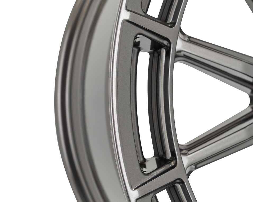 17" Vossen HFX5 Gloss Gunmetal 17x9 Concave Wheels Rims Fits Lexus GX460