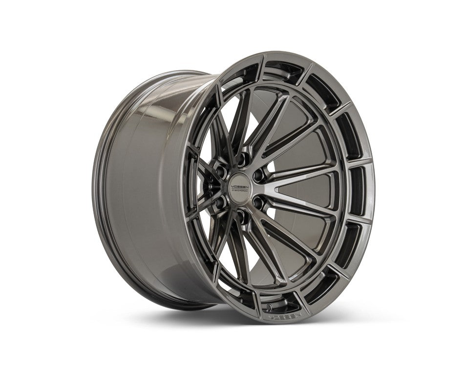 22" Vossen HFX5 Gloss Gunmetal 22x12 Concave Wheels Rims Fits Ford Bronco Raptor
