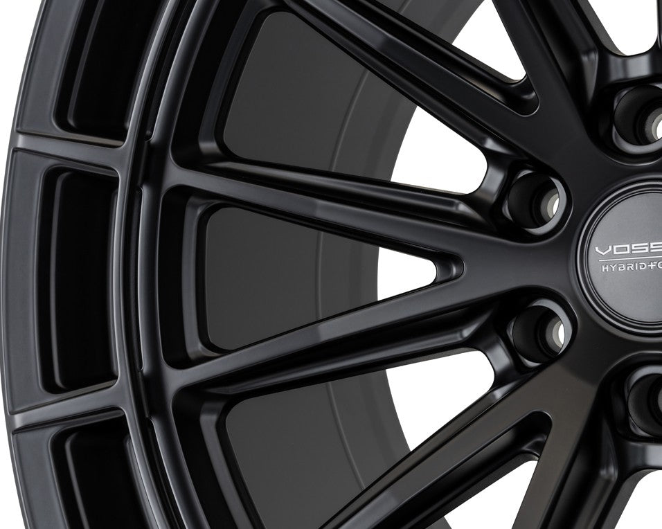 22" Vossen HFX5 Satin Black 22x12 Concave Wheels Rims Fits Ford F150 2015-2020
