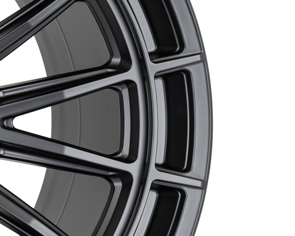 22" Vossen HFX5 Satin Black 22x12 Concave Wheels Rims Fits Ford Bronco Raptor