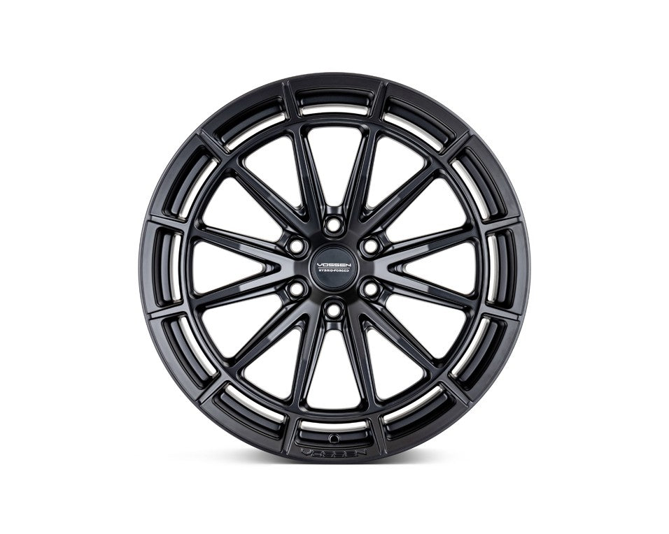 24" Vossen HFX5 Satin Black 24x10 Concave Wheels Rims Fits Chevrolet Suburban