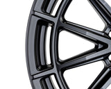 22" Vossen HFX5 Satin Black 22x9.5 Concave Wheels Rims Fits Chevrolet Tahoe