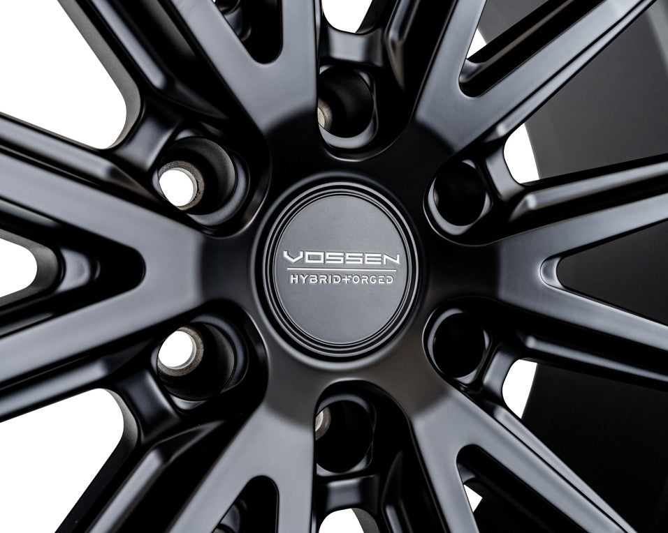 17" Vossen HFX5 Satin Black 17x9 Concave Wheels Rims Fits Lexus GX460