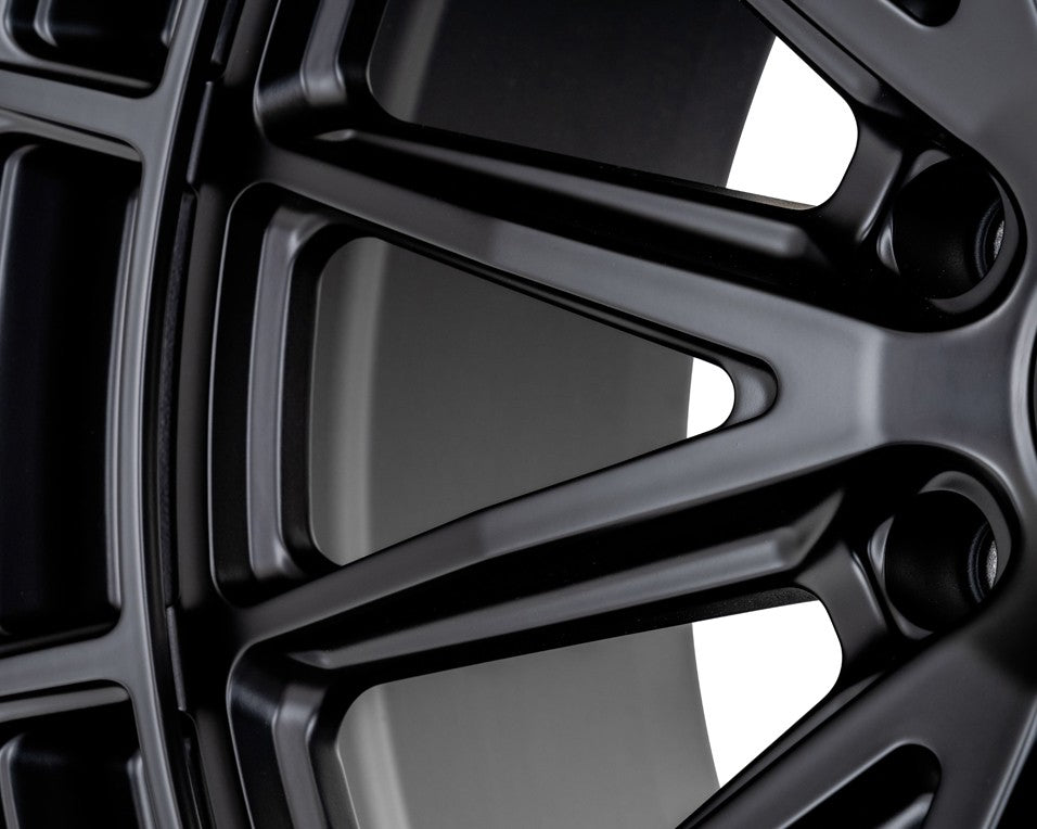 24" Vossen HFX5 Satin Black 24x10 Concave Wheels Rims Fits GMC Yukon Denali
