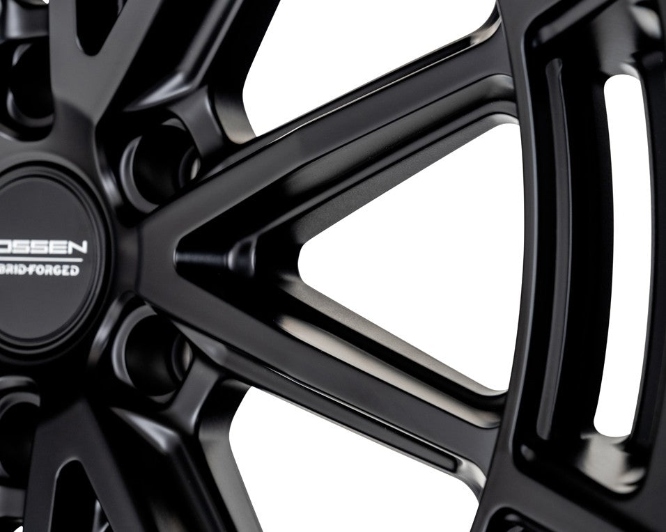 17" Vossen HFX5 Satin Black 17x9 Concave Wheels Rims Fits Lexus GX550