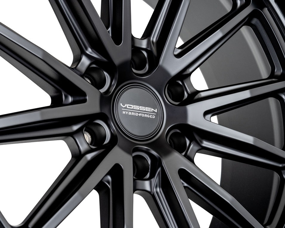22" Vossen HFX5 Satin Black 22x9.5 Concave Wheels Rims Fits Lexus LX600 LX700h