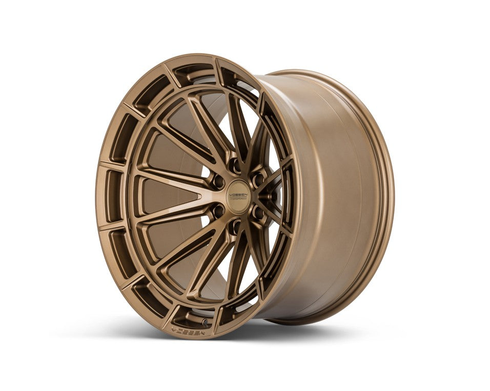 22" Vossen HFX5 Satin Bronze 22x12 Concave Wheels Fits Ford F150 2021 and Up