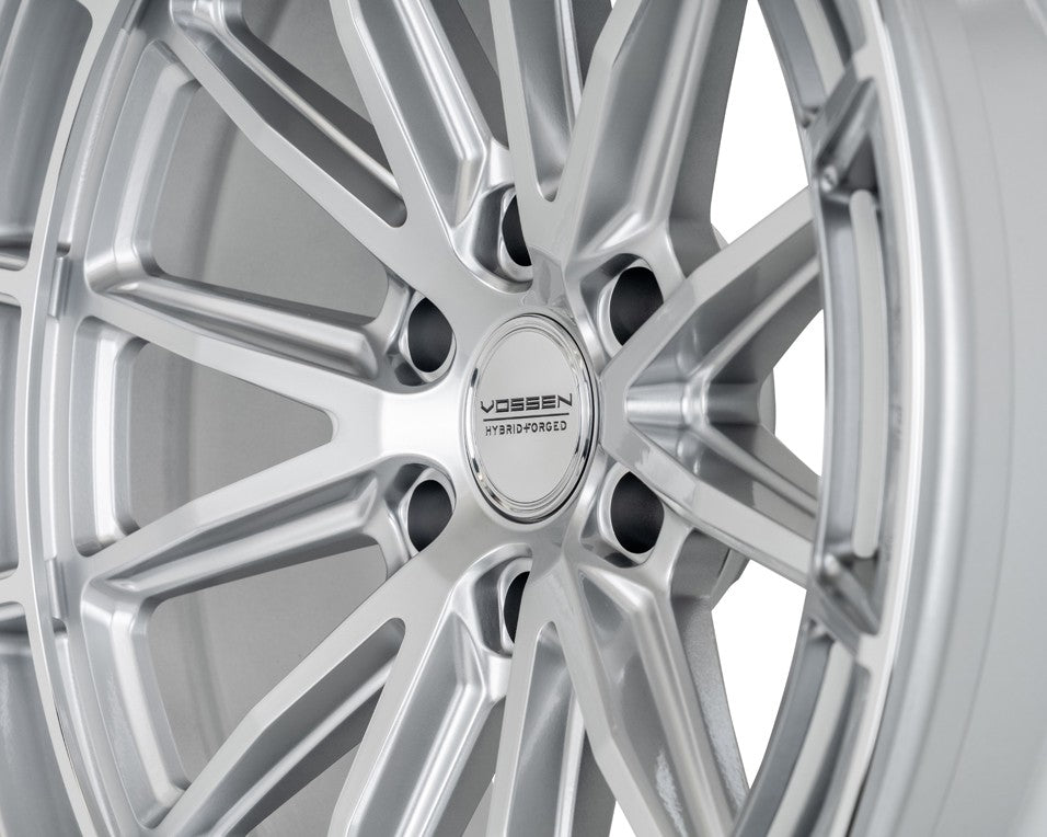 24" Vossen HFX5 Silver Polished 24x10 Concave Wheels Rims Fits Lincoln Navigator