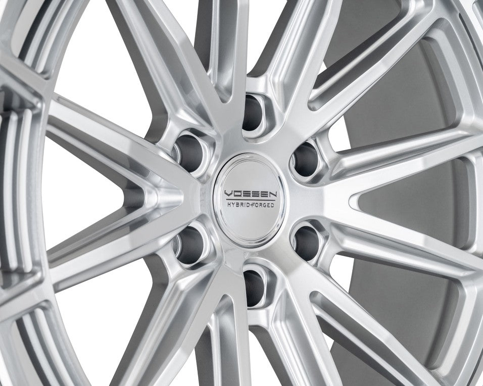 22" Vossen HFX5 Silver Polished 22x10 Concave Wheels Fits Ford F150 2015-2020
