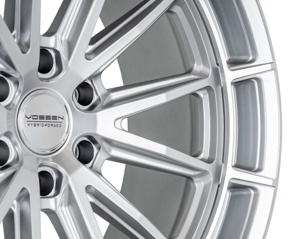 24" Vossen HFX5 Silver Polished 24x10 Concave Wheels Fits Chevrolet Suburban