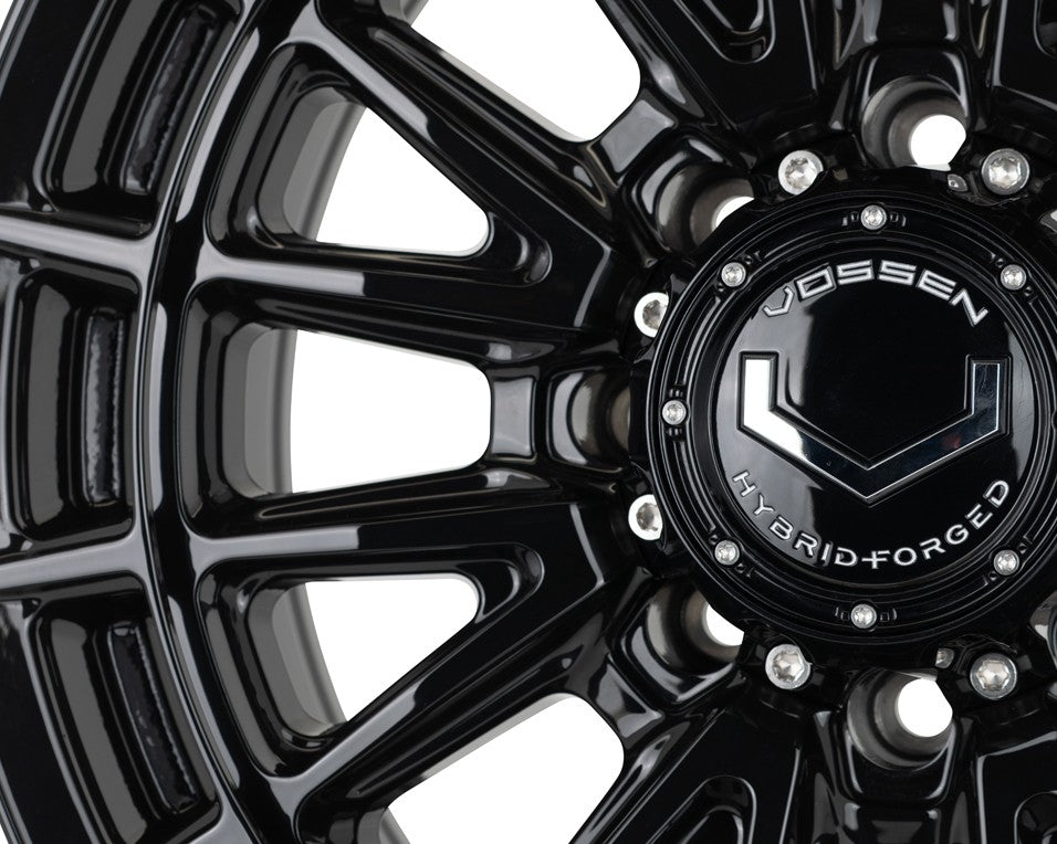 20" Vossen HFX5 Gloss Black 20x9 Wheels Fits Chevy Silverado 2500HD 3500HD